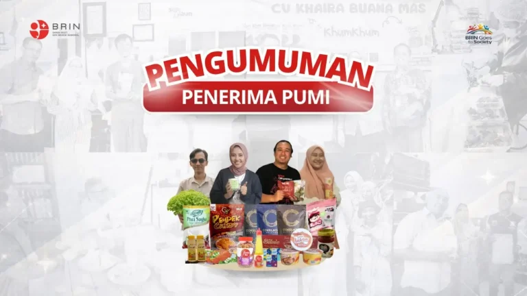 21 UMKM Terpilih Program PUMI 2026, BRIN Siapkan Pendampingan Intensif