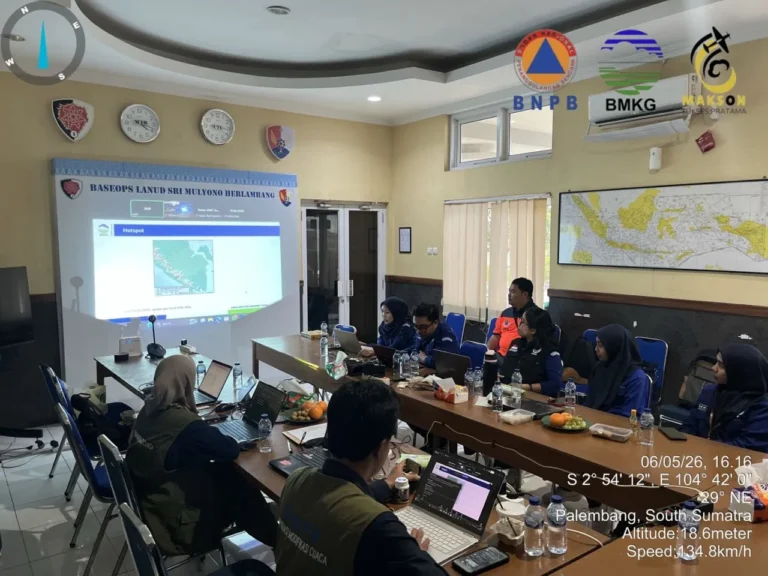 Antisipasi Karhutla 2026, BMKG dan BNPB Gelar OMC di Sumsel
