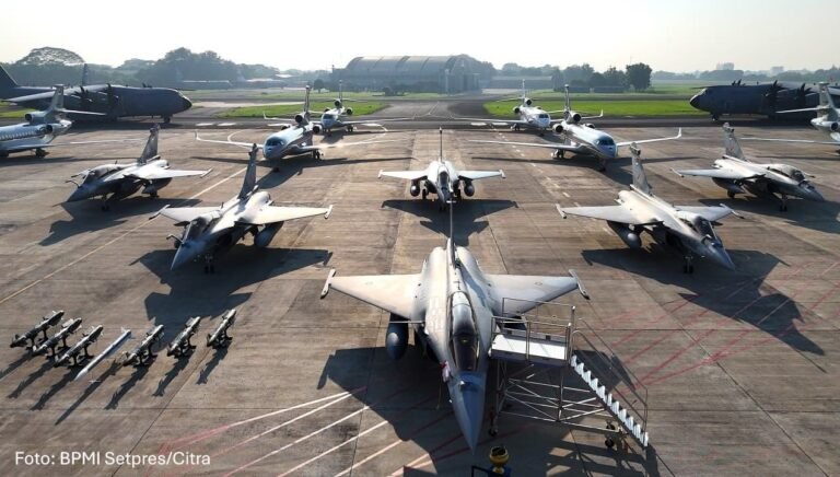 Perkuat Pertahanan Udara, Presiden Prabowo Serahkan 6 Pesawat MRCA Rafale dan Alutsista Modern