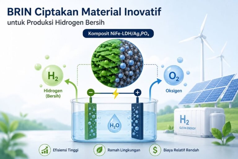 BRIN Kembangkan Material Inovatif untuk Produksi Hidrogen Bersih yang Lebih Efisien