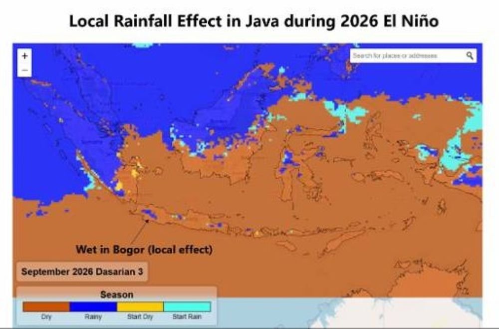 Waspada Super El Nino 2026–2027, BRIN Perkuat Mitigasi Lintas Negara